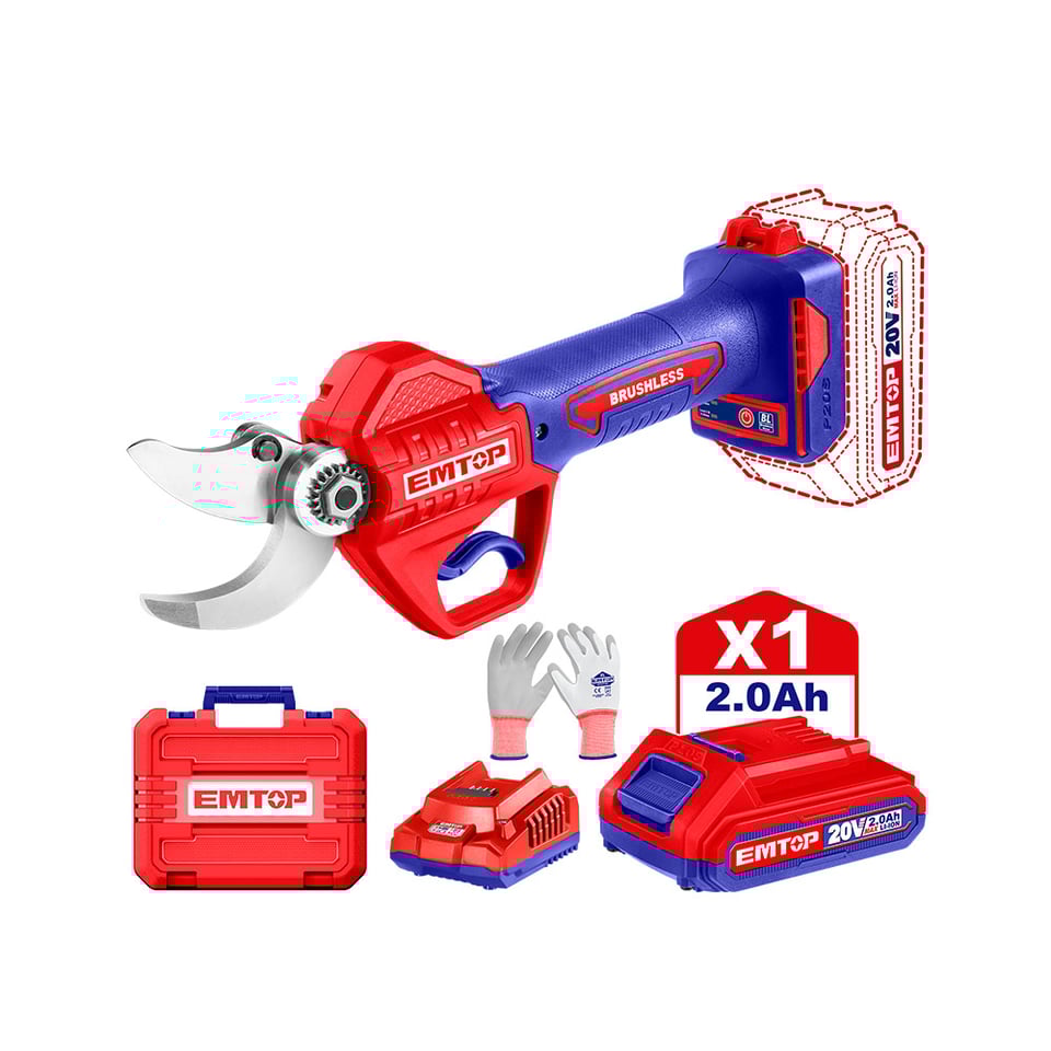 ვაზის სასხლავი  ელემენტით და სატენით  ELSL203051 EMTOP