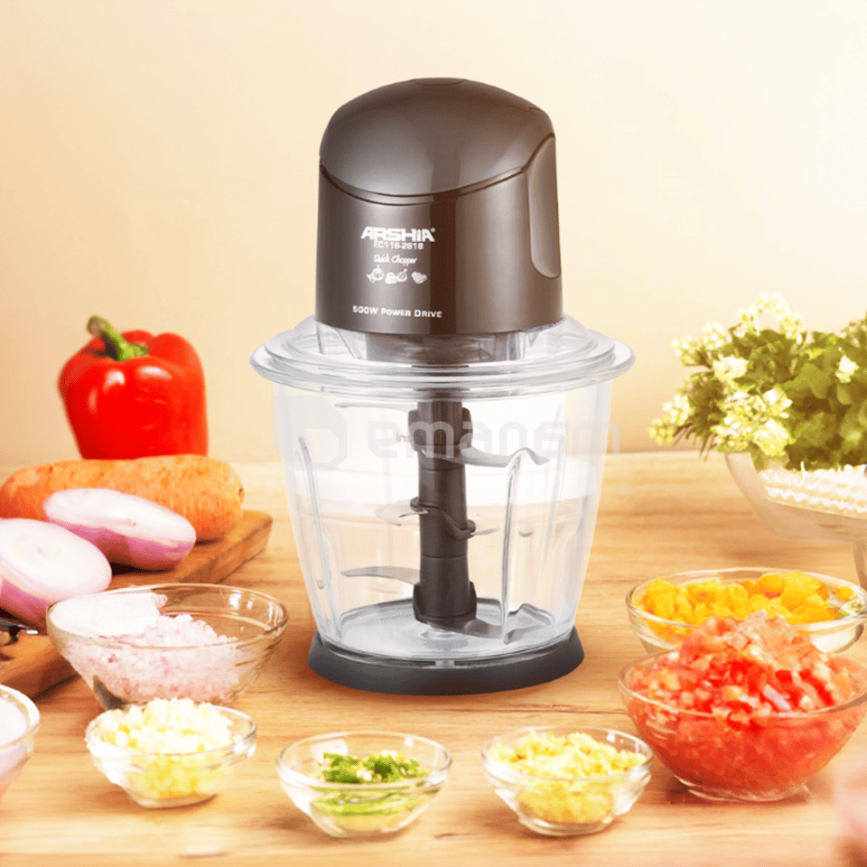 ჩოპერი ARSHIA EC116-2618 26255  500 W 1500 მლ შავი