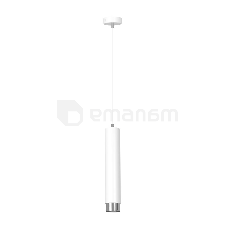 საკიდი EMIBIG Kibo 1 GU10 1x MAX 30W თეთრი ქრომი