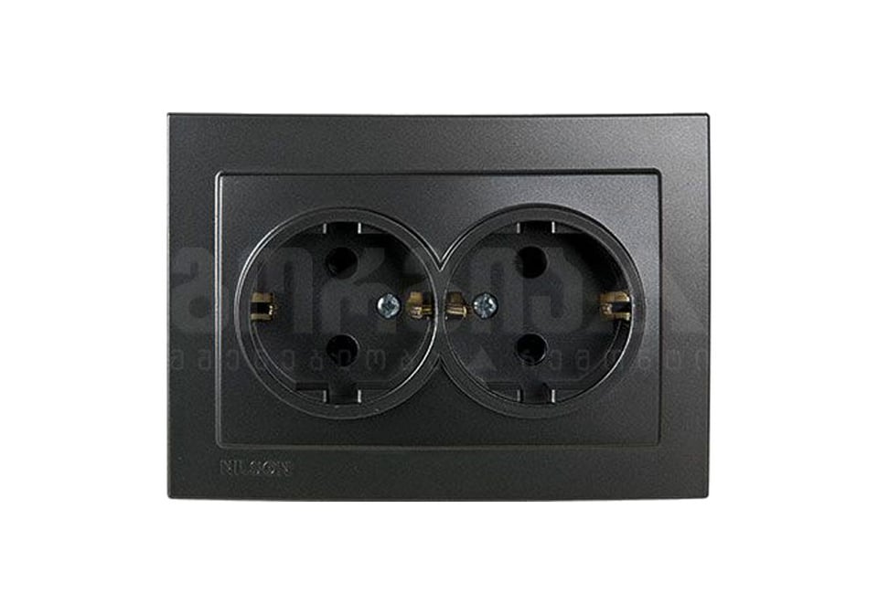 როზეტი ორიანი დამიწებით touran black - 24221025