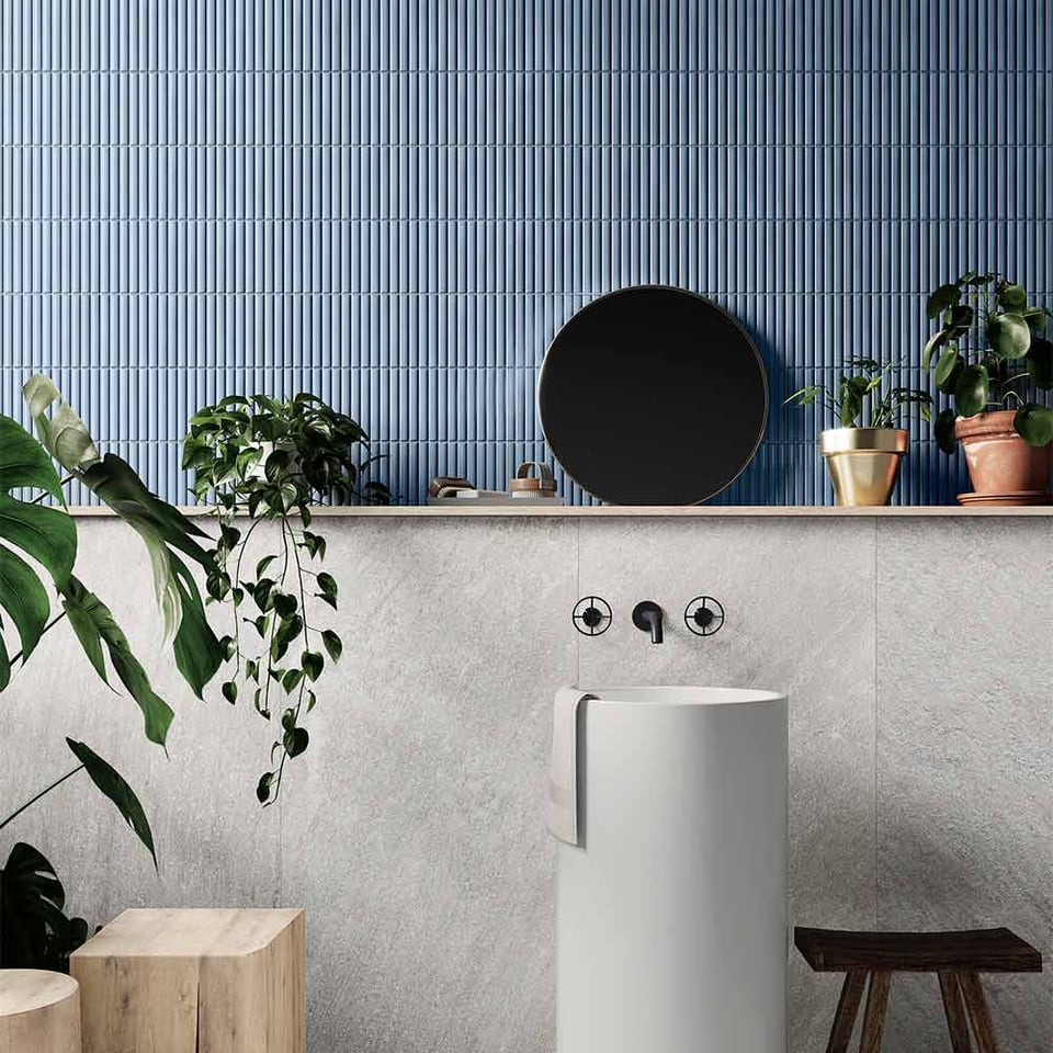 კერამოგრანიტი Deco Lingot Blue 32*62.5