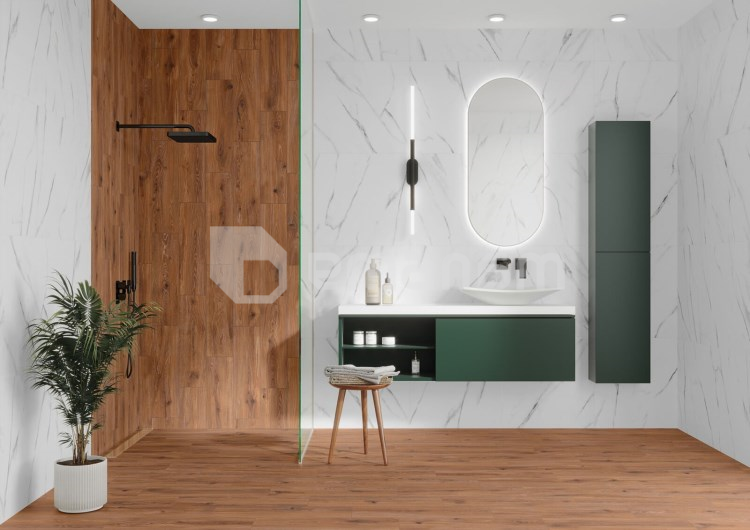 კერამოგრანიტი Cerrad GRES ROSWELL WHITE RECT. 597x597x8