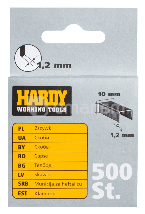 სტეპლერის ტყვიები Hardy 2241-650012 12 მმ 500 ც