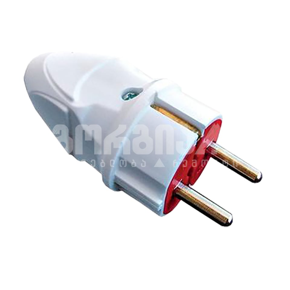 AY-KA მამალი ჩანგალი დამიწებით (sapphire) თეთრი - 77 135 00