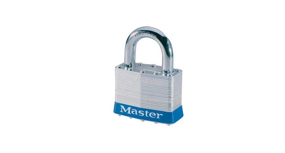 გადასაკიდი ბოქლომი Masterlock 51 მმ - 25 მმ თაღი (5EURD) ვერცხლისფერი