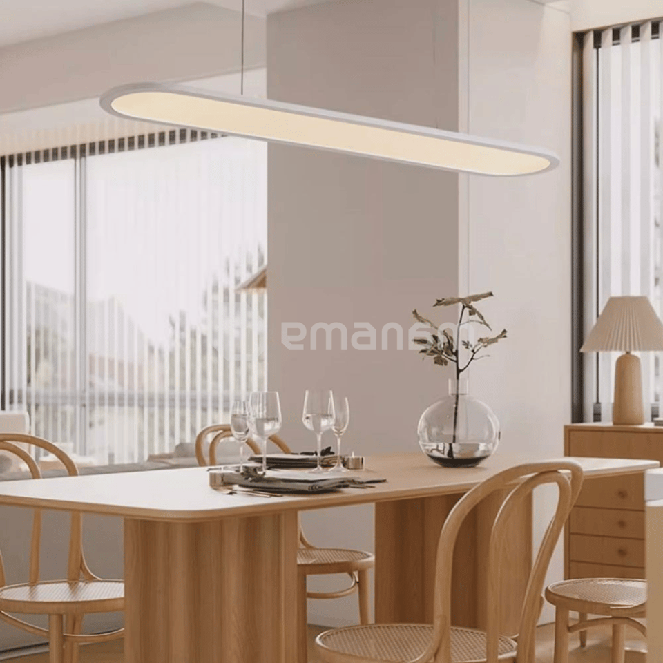 ჭაღი LED V-TAC 24W 3000K 3000Lm თეთრი ფერი 10048