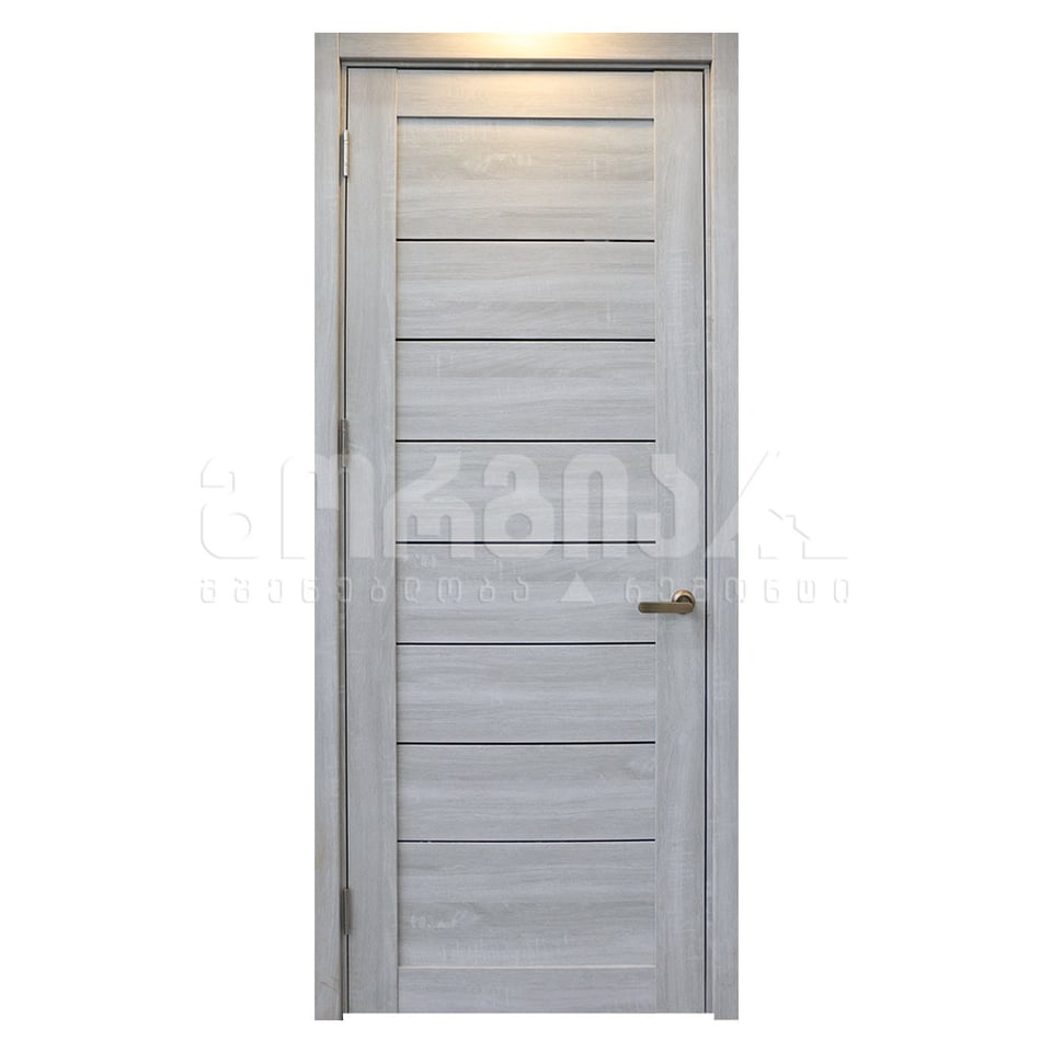 კარი მდფ PVC 215-70 (Art. ECOFM07Ch-ECO SONOMA LIGHT-ЗП1960)