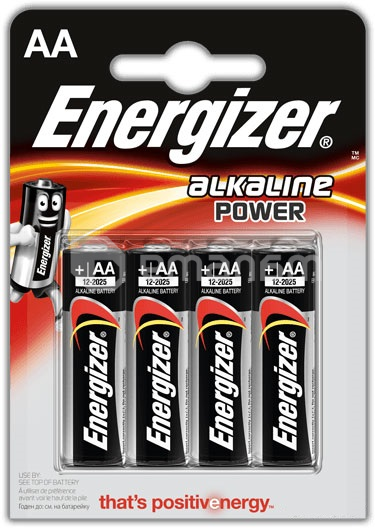 ელემენტი Energizer AA Alkaline Power 4 ც