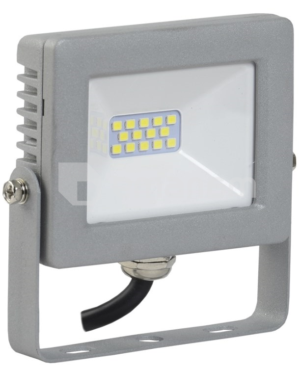 პროჟექტორი შუქდიოდური IEK LPDO701-10-K03 IP65 10W ნაცრისფერი