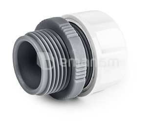 კონექტორი გადამყვანით Bradas White line WL-4116 1/2"-3/4"