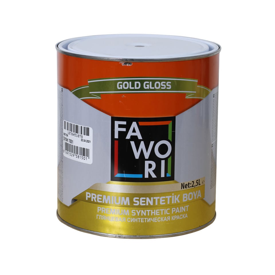 2,5ლ სინთეთიკური საღებავი თეთრი FAWORI SYN.PAINT 2.5 LT