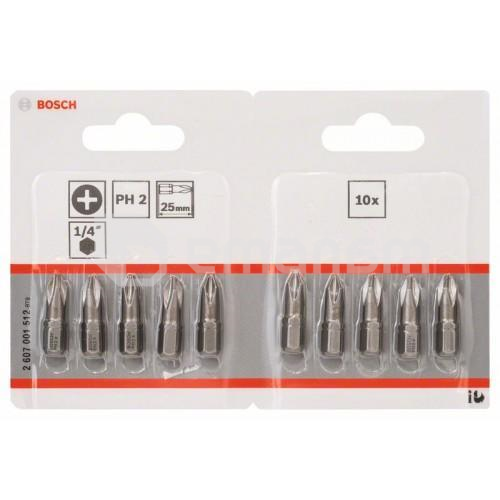 ბიტა Bosch 2607001512 PH2 25 მმ 10 ც