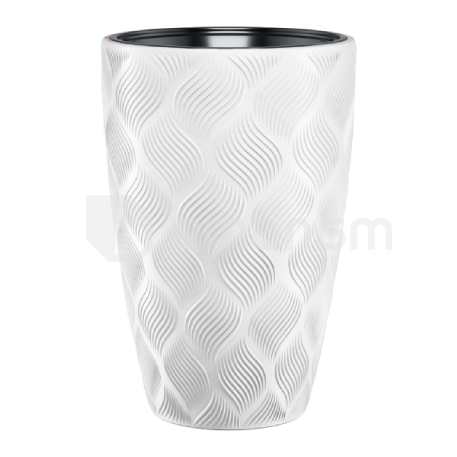ქოთანი ყვავავილის FORM PLASTIC Flow Slim 30 white 4720-011