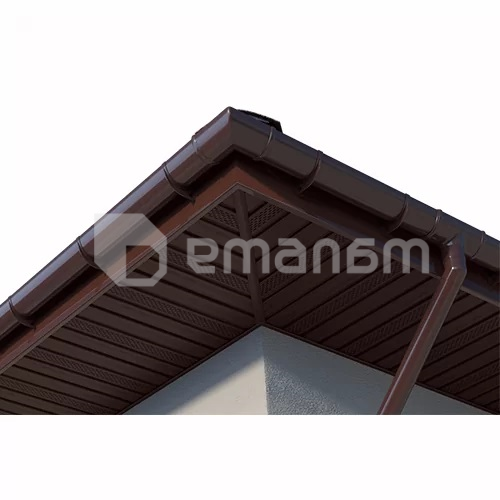 მუხლის მილის Technonicol 125/82 PVC 135° ყავისფერი