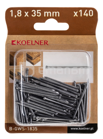 ლურსმანი Koelner 1,8X35 მმ 140 ც B-GWS-1835