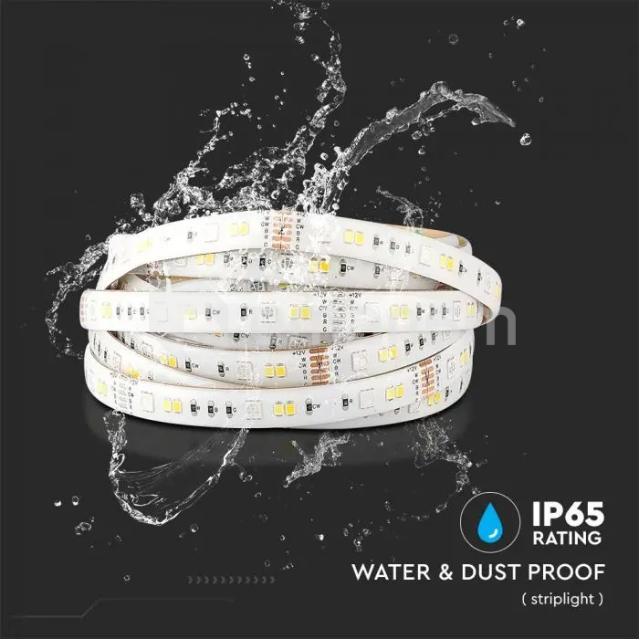 LED ლენტი V-TAC 2628 SMD5050+2835 IP65 54LEDs RGB+W 5 მ