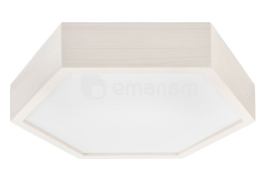 ჭერის სანათი Lamkur HEX 2xE27 max 60W თეთრი