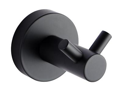 პირსახოცის საკიდი ორმაგი კაუჭი FRAP F30205-2 Black