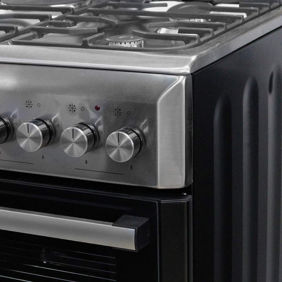 გაზქურა KUMTEL LF60-SF31F inox-black