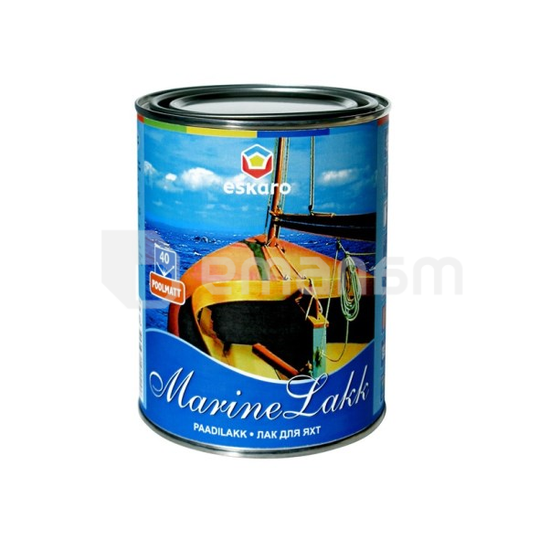 ალკიდ-ურეთანული ნახევრად გლუვი ლაქი Eskaro Marine Lakk 40 0.95 ლ