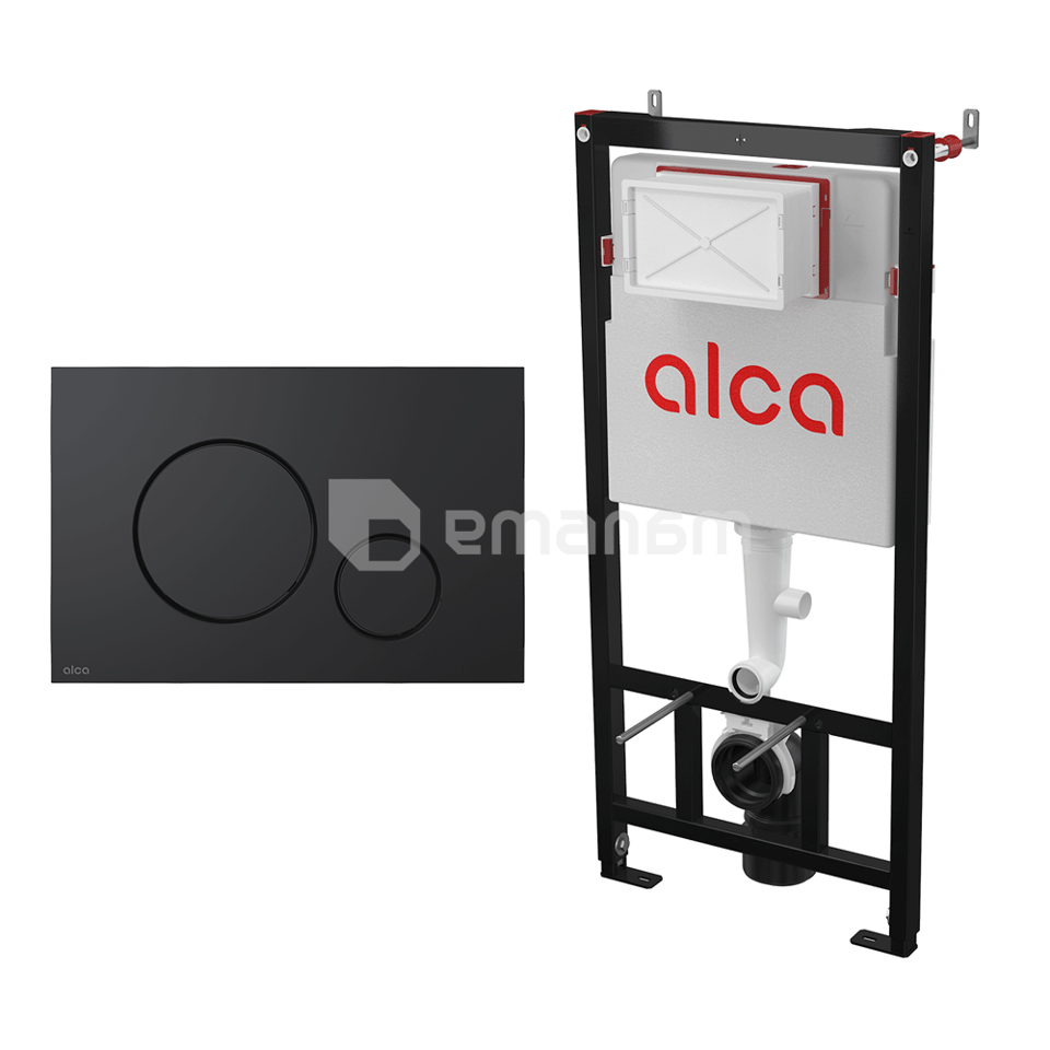 საინსტალაციო სისტემა უნიტაზისთვის Alcadrain AM101/1120 + ღილაკი M678