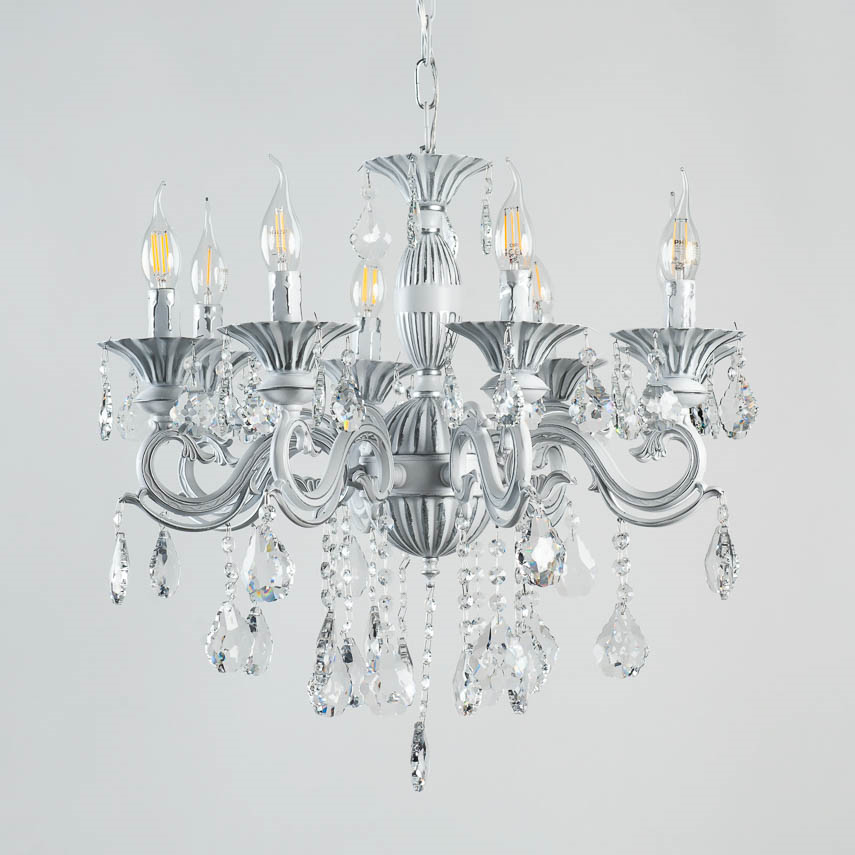 ჭაღი New Light 8 E14 77528/8 თეთრი
