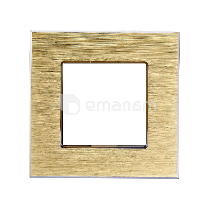 ჩარჩო Deluxe Smart Home 1 ალუმინის ოქროსფერი