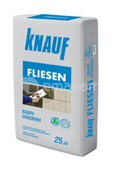 წებო კერამიკული ფილების Knauf Fliesen 25 კგ