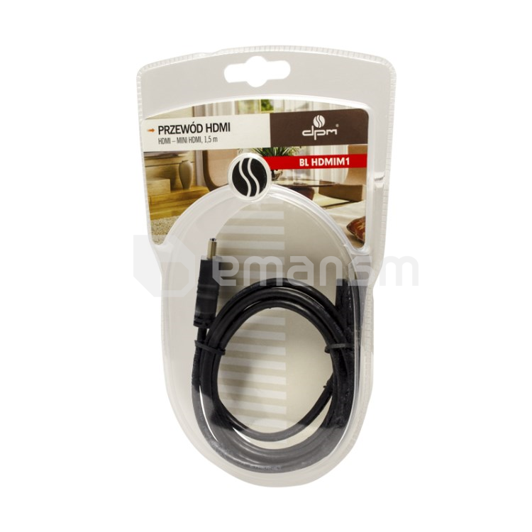 სადენი BLHDMIM1 HDMI-mini / HDMI 1.5 მ