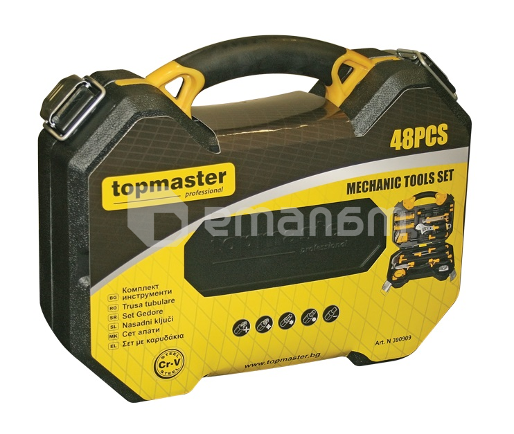 ინსტრუმენტების ნაკრები Topmaster 390909 48 ც