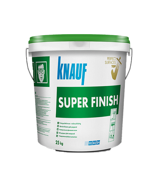 Готовая шпаклевка на виниловом переплете - Superfinish (8кг.)