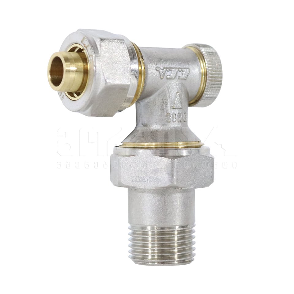 რადიატორის უკუსარქველი კუთხის GV2 1/2X16*2” ECA