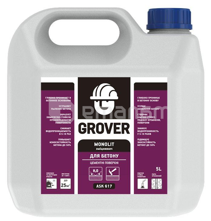 ბეტონის გასაჟღენთი საშუალება Eskaro Grover ASK 617 5 ლ