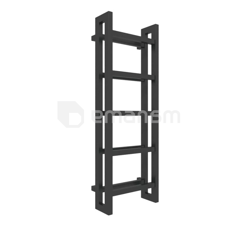 დეკორატიული საშრობი Terma STAND 115x40სმ შავი Ral 9005 Soft