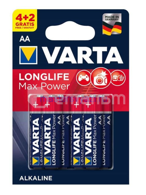 ელემენტი VARTA Longlife AA 6 ც.
