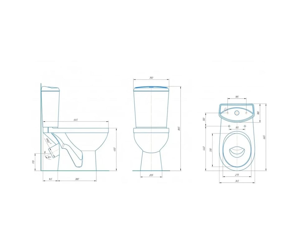 უნიტაზის კომპლექტი დონ თეთრი (შშმ პირებისთვის)