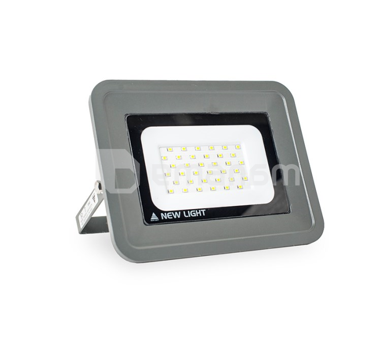 პროჟექტორი LED New Light IP65 E023E 30W GREEN SMD AC220 240V 85LM/W Dark Grey housing logo print