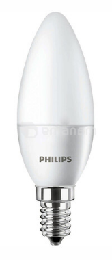 ნათურა PHILIPS LED E14 6W 620lm 827 B35