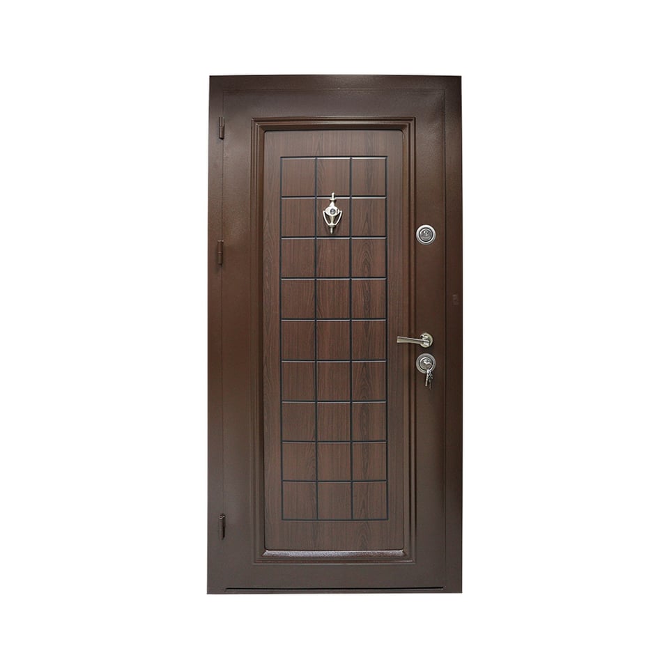 ლითონის კარი მდფ გადაკვრა 205*96 გარე მარჯვენა