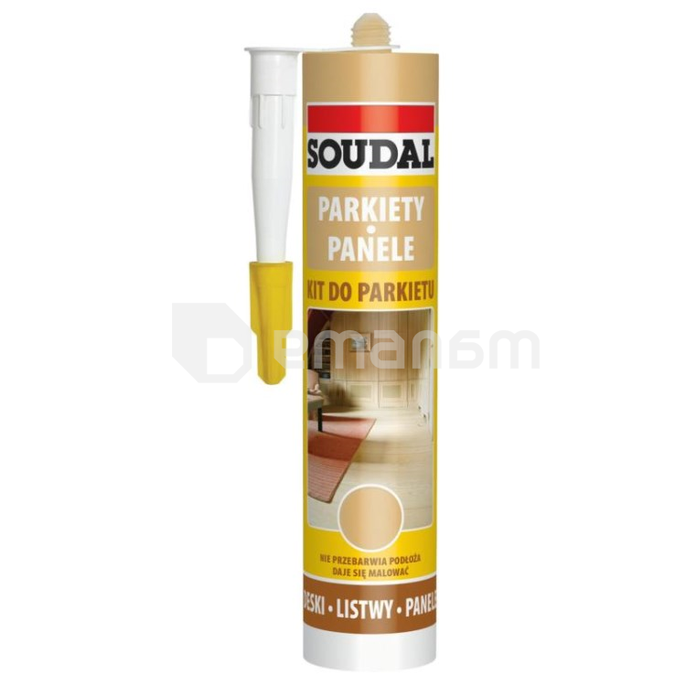 ჰერმეტიკი პარკეტის Soudal 300 მლ არყის ხე