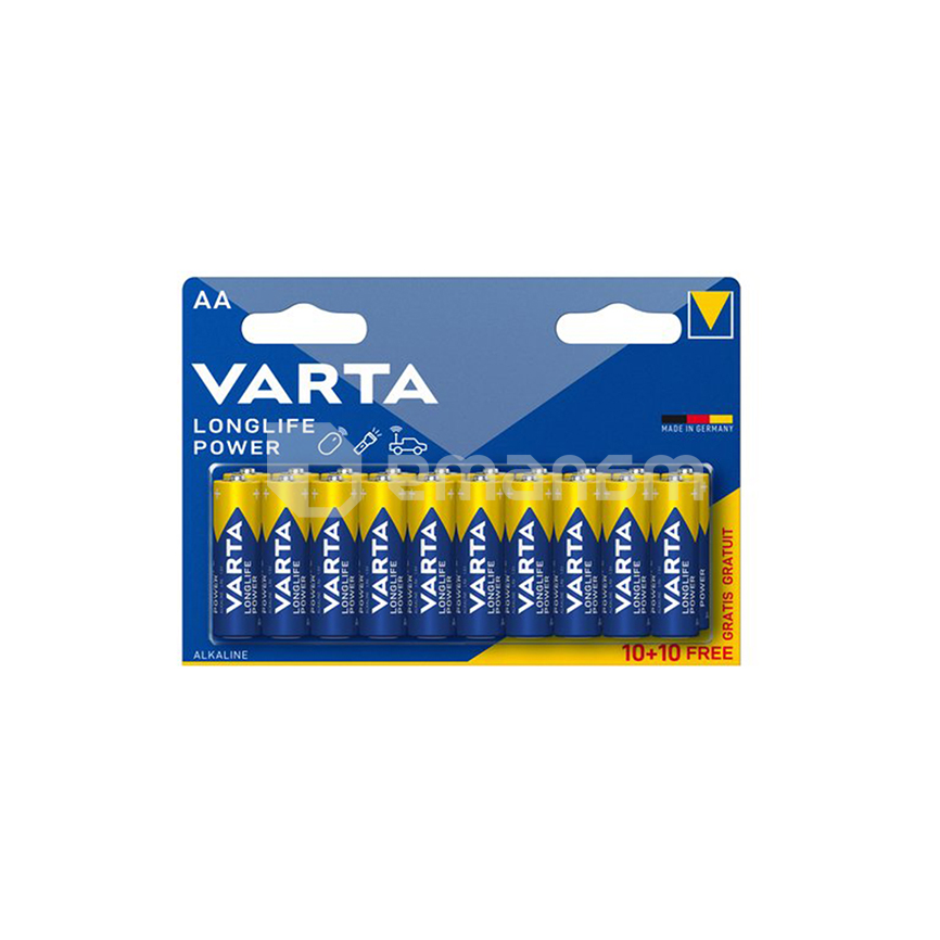ელემენტი АА Longlife Power VARTA 10+10