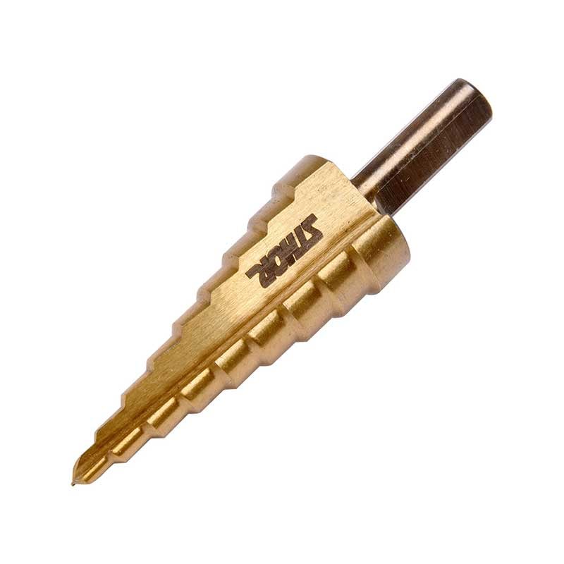 ლითონის ბურღი საფეხურებიანი 4-39მმ