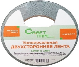 უნივრსალური ორმხრივი სამონტაჟო ლენტი