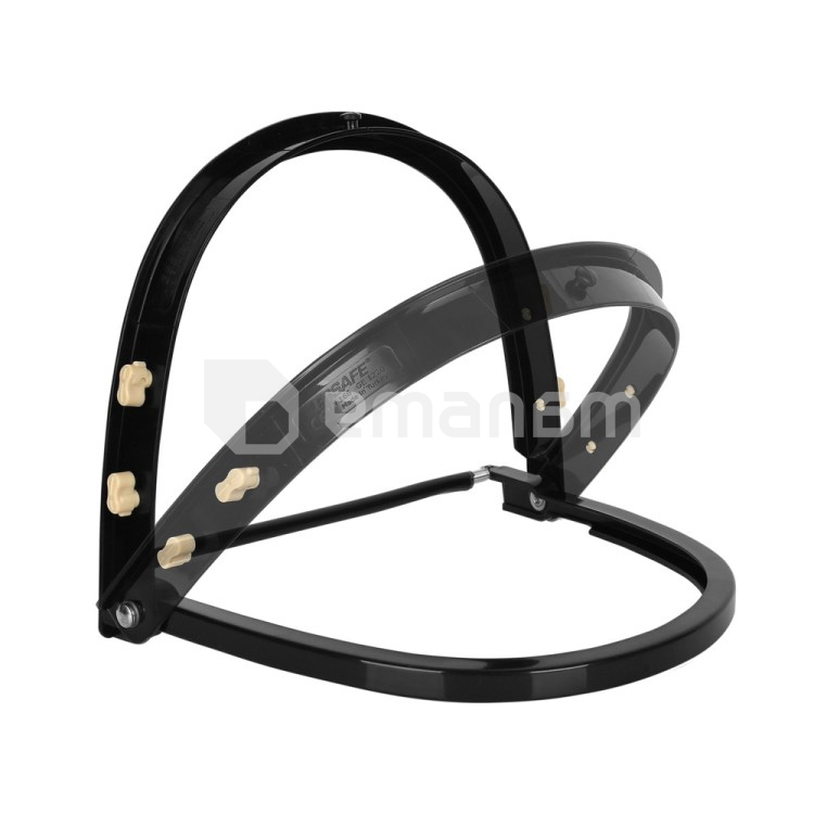 ფარის დამჭერი ჩაფხუტზე გადამყვანი ბრეკეტით Essafe GE-1220