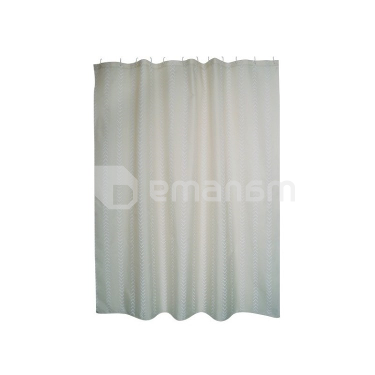 აბაზანის ფარდა MSV Berbera Beige 180x200 სმ