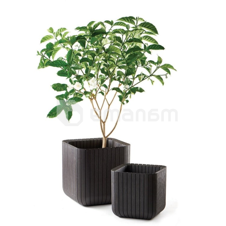 ყვავილის ქოთანი Keter CUBE PLANTER M ყავისფერი 21.5 ლ