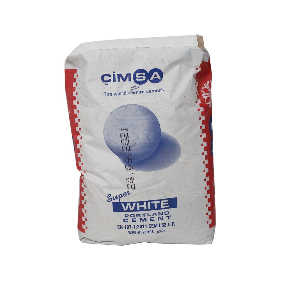 თეთრი ცემენტი 25 კგ (cimsa)