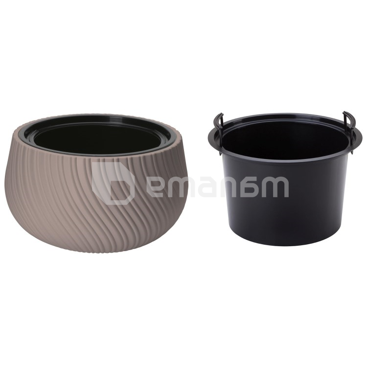ქოთანი ყვავავილის  FORM PLASTIC Mika bowl 32 ყავისფერი 4592-051