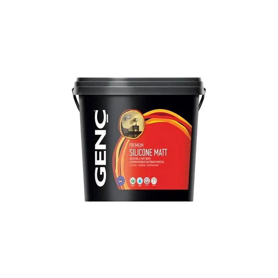 საღებავი ინტერიერის სილიკონით "SILICONE MAT" 1ლტ