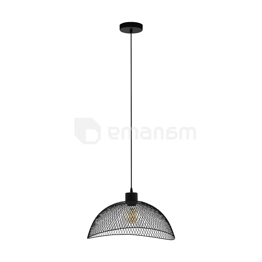 ჭერის სანათი EGLO 43304 1 E27 POMPEYA შავი